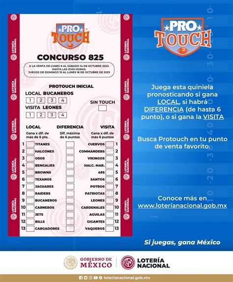 protouch quiniela de la semana.